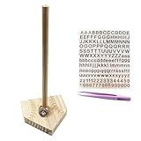 Wooden Baseball Ring Holder Display Stand - Championship Ring Organizer for Men, Sports Memorabilia Case with Home Plate Base & Metal Decals ﻿