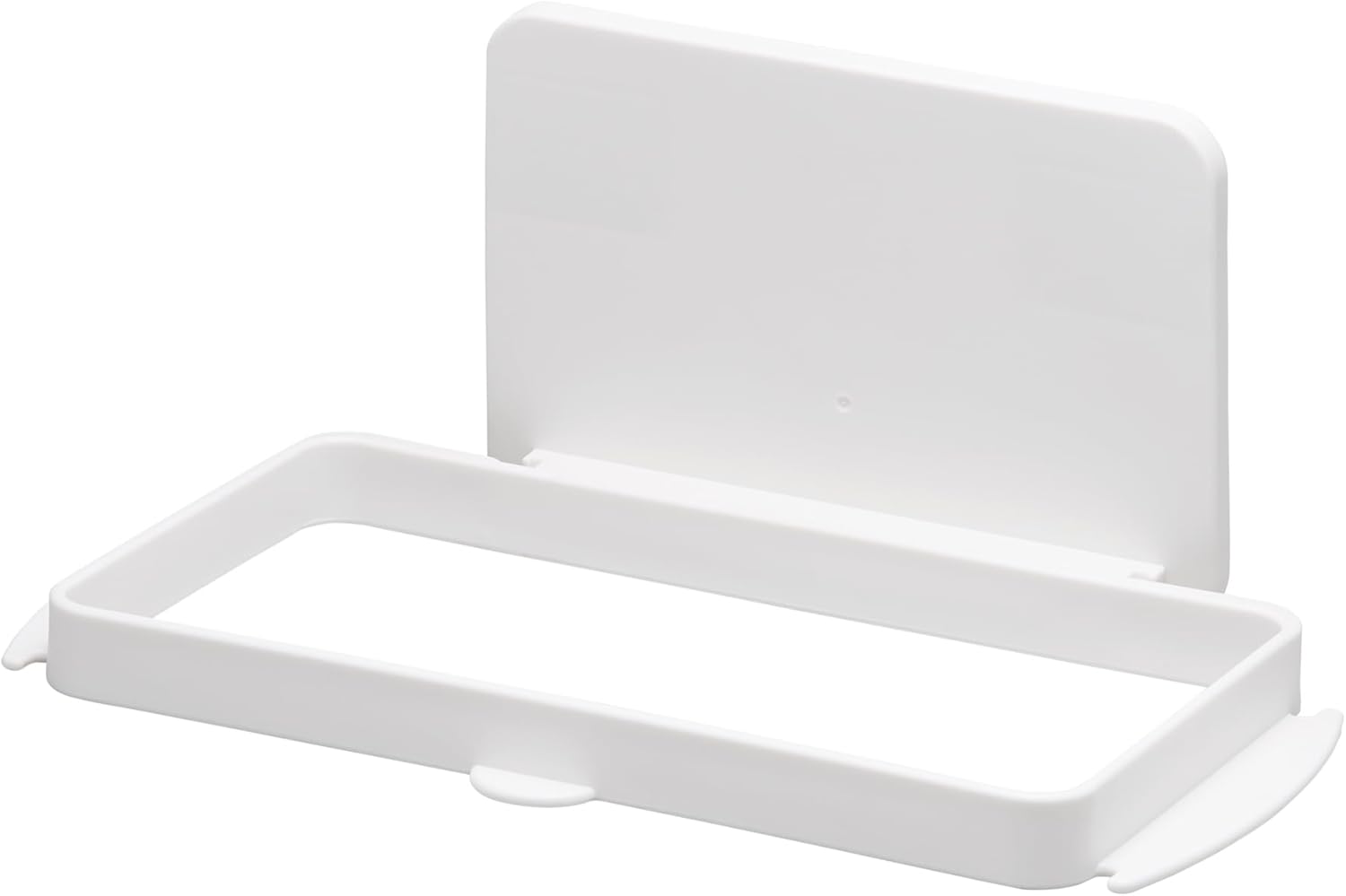 Like-it Mag-On 8071 Kitchen Small Storage Magnetic Storage Strong Magnet Trash Bag Holder (with Suction Cup) White Can Stick to Refrigerator