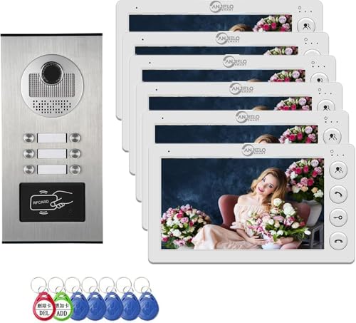 Wired Video Door Phone System with 7-Inch Monitors and Night Vision