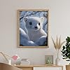 Ermines in Winter Snowy Diamond Art Painting Kits for Adults Square Drill 5D DIY Craft for Home Decor Gift 16"x20" #4