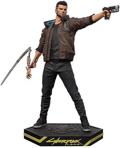 Deluxe Cyberpunk 2077 V-Male Figure, Multicolor, 9.5 inches