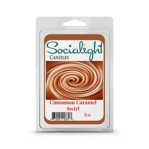 Socialight Candles - Cinnamon Caramel Swirl Scented Wax Melts