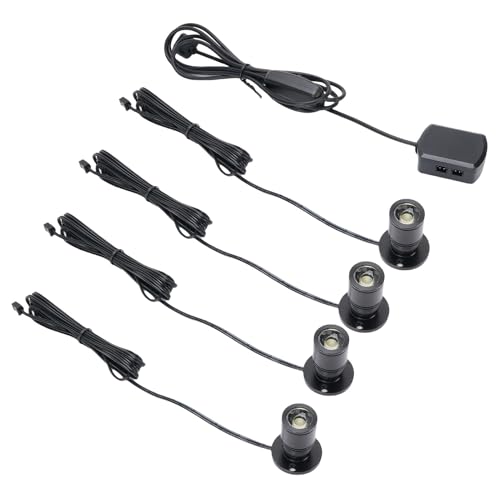 Mini foco de 90LM con alimentación USB para interiores y armarios, aluminio, 4 Uds