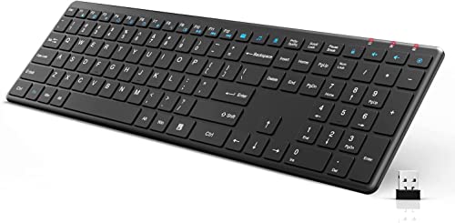 Rechargeable-Wireless-Keyboard-WisFox-USB-Ultra-Slim-Computer-Keyboard-Full-Size-Silent-Keyboard-for-Laptop-Computer-and-Desktop-Surface-Mac-and-Windows