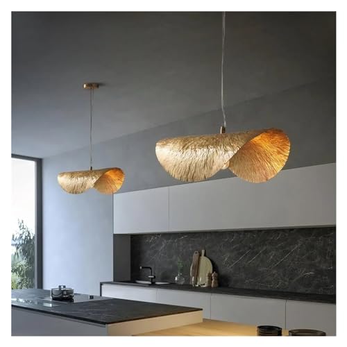 Lampe LED suspendue feuille d'or moderne pour salle à manger - 3