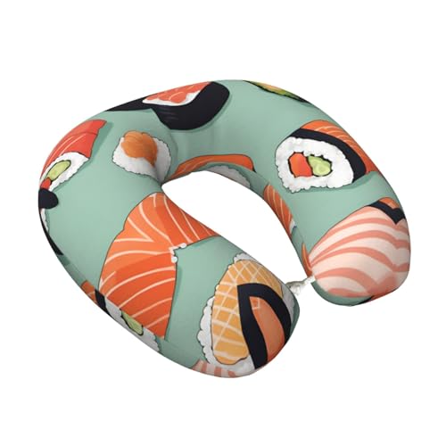 Almohada de viaje de espuma viscoelástica Negra miniatura 2