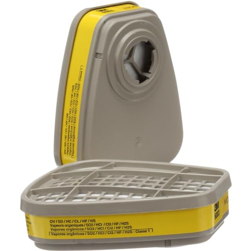 Filtro Cartucho Químico 6003 Vapores E Gases Respirador 3m