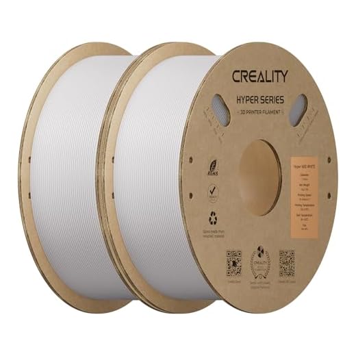 ⚡ Creality Hyper ABS Filament 1.75mm 2KG, High-Temperature Resistant, High Impact Strength, Stable Printing Performance, +/- 0.05mm Accuracy（White