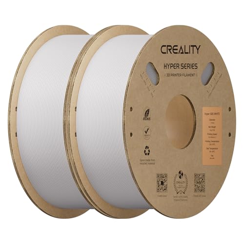 Image of Creality Hyper ABS Filament 1.75mm 2KG, High-Temperature Resistant, High Impact Strength, Stable Printing Performance, + /- 0.05mm Accuracy(White