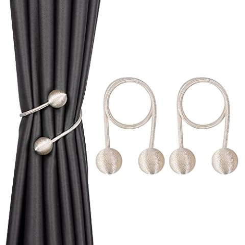 Vorhang Raffhalter, Nein Magnetische Vorhang Raffhalter, Arbitrary Twisted Deformation Gardinen Raffhalter Weben Vorhänge Halter Schnallen Vorhang Binder Gardinenhalter für Haus Dekoration 2 Stück Cover