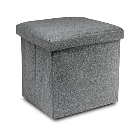 GREAT Puff Taburete para almacenaje Plegable Pack 2 Unidades Cover