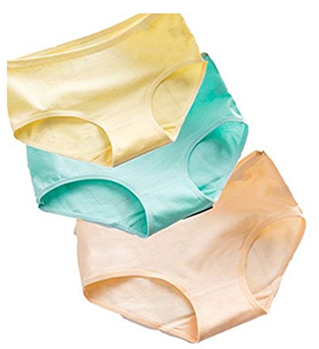 adiasen Lot de 3 culottes en coton pour fille - Multicolore - X-Large Cover