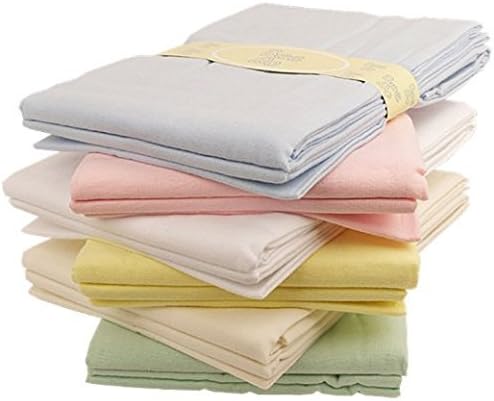 Baby Flat Sheets x 2 Flannelette Moses Basket pram Crib White