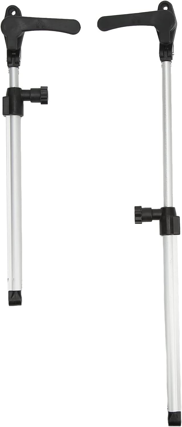 Asta di Supporto per Finestra , 2 Pezzi, Lega di Alluminio Telescopica, 310-435 mm, Leggera, Alta Tenacità, per Rimorchio