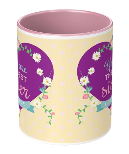 Image of Raksha Bandhan Gifts Printed Mug with Keychain Best Rakhi Combo Gift for Brother & Sister Rakshabandhan Return Gifts for Sister White 350ml Tea /Coffee Mug(Pack of 5)(RMKRCG112)