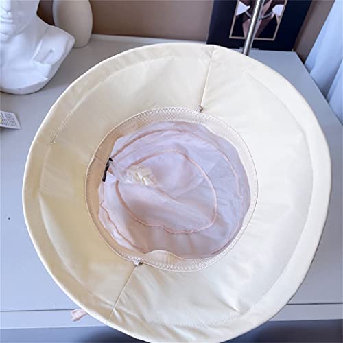 Silk Hat Children's Silk Fisherman's Hat Color Contrast Three-Dimensional Flower Pot Hat2