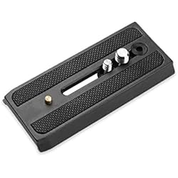 Benro Pp1 Sequpr Placa de Liberación Rápida Compatible con Manfrotto 501 PL Placa de Liberación Rápida para Manfrotto 500AH 502 577 701 Benro S4 S6 Trípode Cabeza de Bola