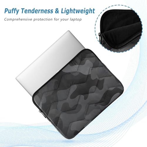 Funda para portátil 13-14 pulgadas camuflaje negro miniatura 5