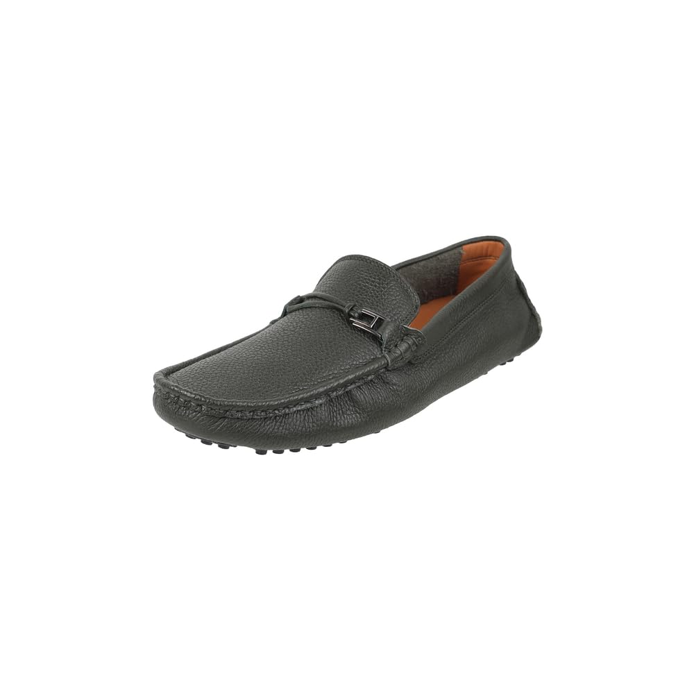 metro Men Classic Leather Driving Loafer Shoes-picture-25