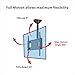 Loctek CM2 Adjustable Wall Ceiling Tilting TV Mount Fits most 32-65