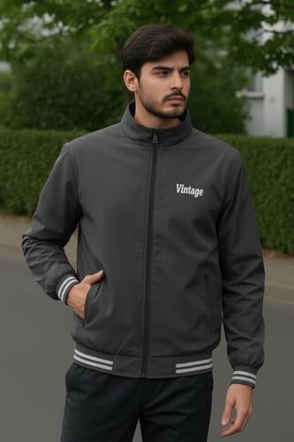 Image of FTX Men Solid Full Sleeve Multicolor Color Regular Fit Windcheater Casual Jacket