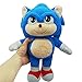 XUNLEI Película De Dibujos Animados Sonic Peluche De Juguete Sonic The Hedgehog Muñeca Suave Almohada De Peluche Decoración para El Hogar Niños 35Cm