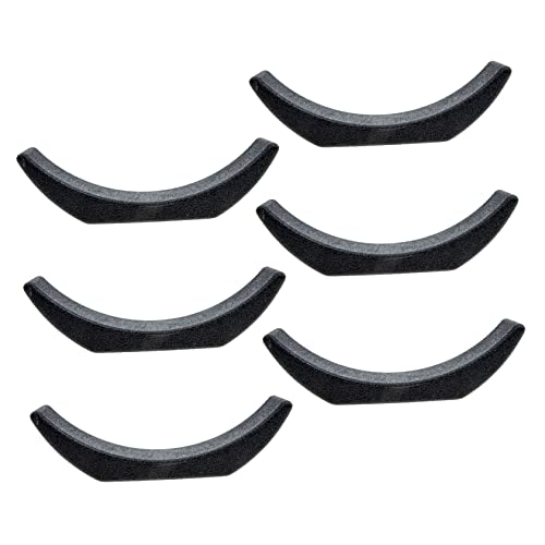 Abaodam 6pcs Replacement Dumbbell Rack Stand Dumbbell Display Bracket Durable Holder for Secure Storage Prevents Rolling and Floor Damage