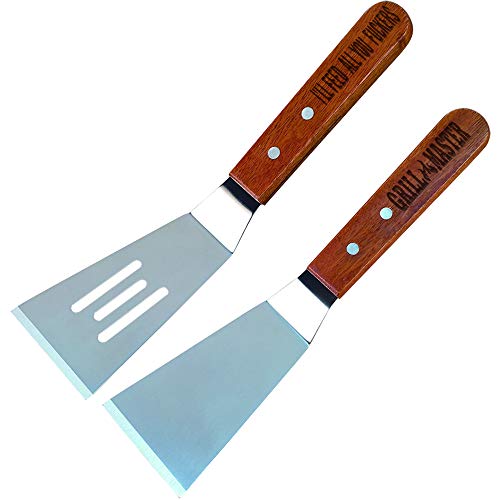 Grill Master Funny Stainless Steel Spatula with Wood Handle, Grill Lover Man Dad Housewarming Gift, Turner for Skillets, Griddles, Grills, Great for Pancake Flipper, Fish, Eggs, Burgers, BBQ Grill Master Funny Stainless Steel Spatula with Wood Handle, Grill Lover Man Dad Housewarming Gift, Turner for Skillets, Griddles, Grills, Great for Pancake Flipper, Fish, Eggs, Burgers, BBQ