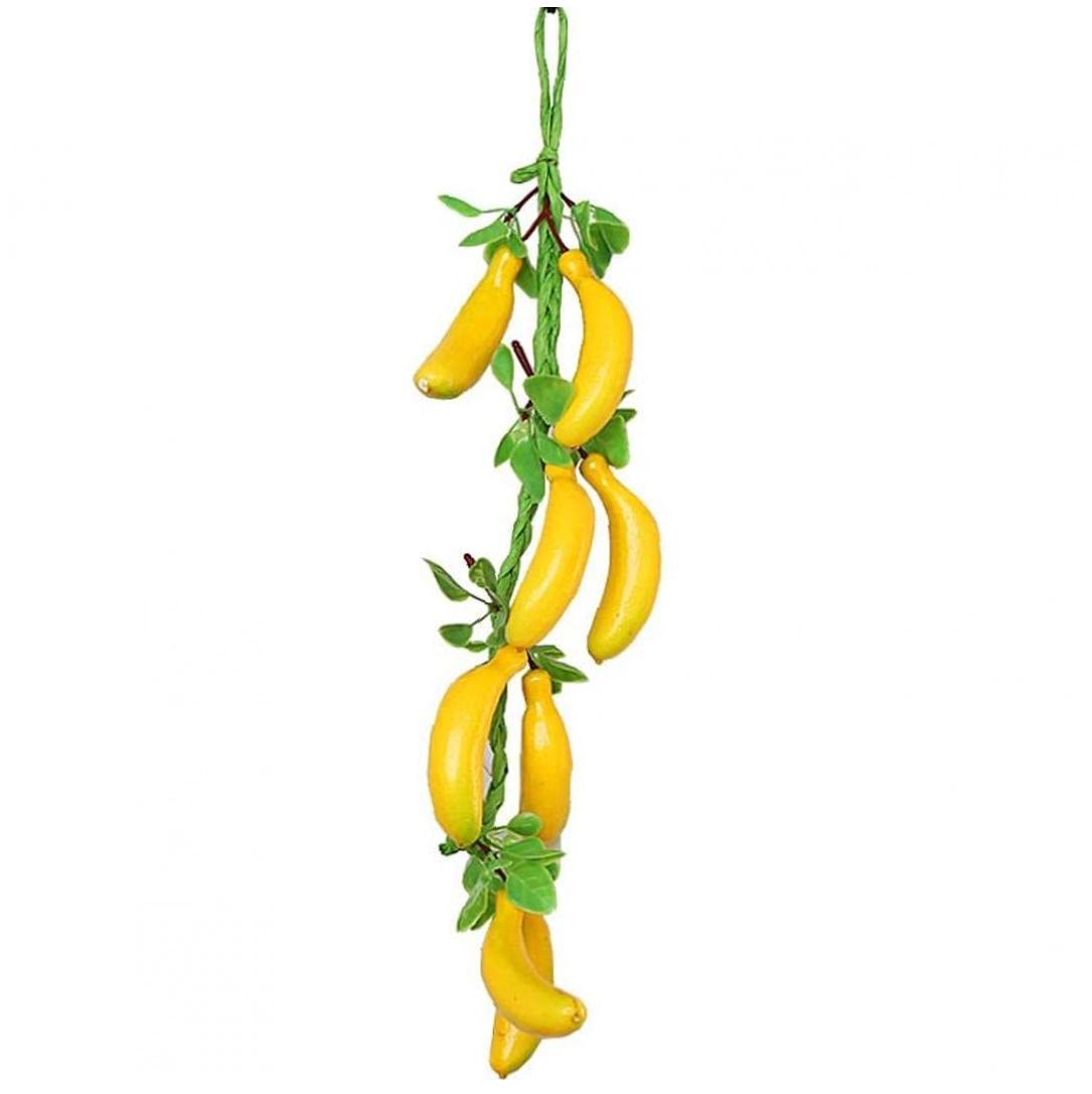 Froiny Photography Artificial Banana Skewers Simulation Fruit Vegetable Hanging Ornament Home Wall Fake Vegetables Wall Decoration