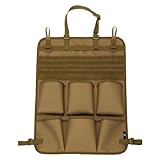 Car Seat Back Organizer,Tactical MOLLE Universal Vehicle Front Seat Storage Bag with 6 Storage Pouch