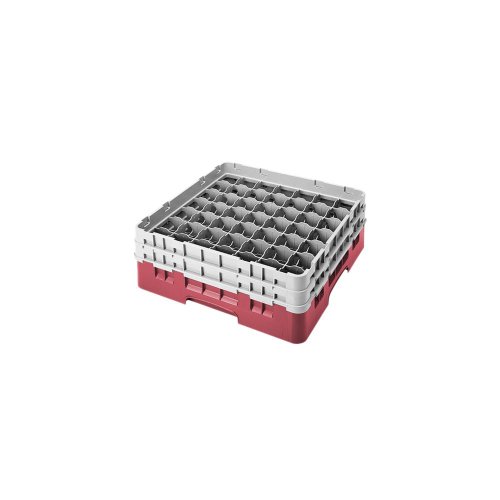 Camrack Glass Rack, W/2 Extenders, Full Size, 49 Compartments, 2-7/16'' Max. Dia., 5-1/4'' Max. (4 Pieces/Unit)