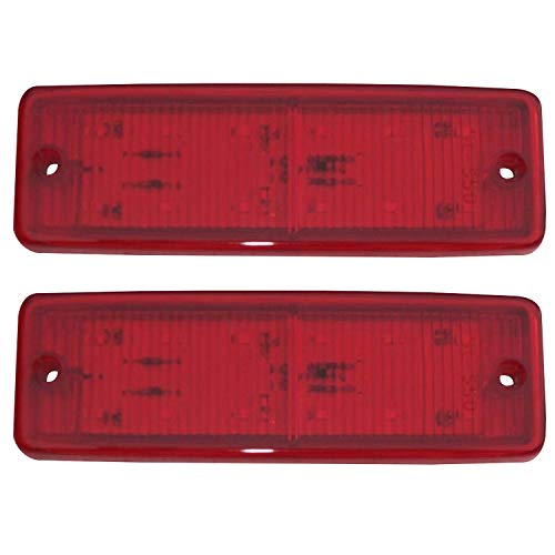 Feu de brouillard arrière LED rouge universel pour tracteur caravane 12V