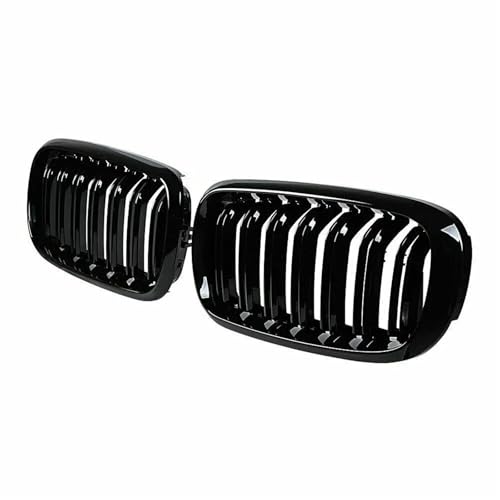 Calandre radiateur BMW F15 F16 double ligne noir laqué haute finition