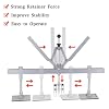 850mm Dent Pull Lever Bar Kit Fit for Both Aluminum and Steel Dent Pulling, Double Fulcrum Big Pull Frame Pulling Tool System
