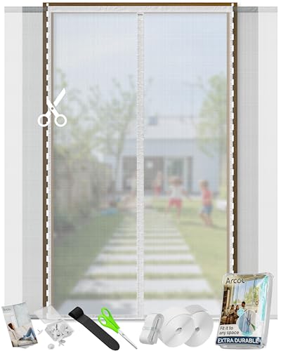 ARCOL Zanzariera Magnetica per porte Regolabile in Larghezza – Tenda