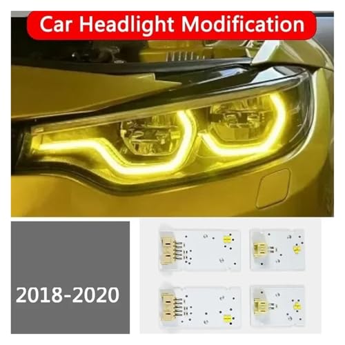 Repuesto Módulo LED Faros BMW M3 M4 Ojos Ángel Amarillos 2