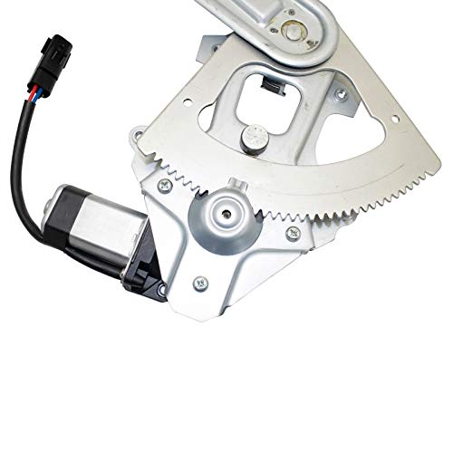 Image of TRQ Front Right Power Window Regulator & Motor Assembly Passenger Side Compatible with 2001-2006 Chrysler Sebring Dodge Stratus CH1351133