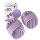 [Foinaly] ダイエットスリッパ 足つぼ・姿勢矯正 履くだけ体感トレーニング 健康サンダル レディース/メンズ兼用 軽量 足裏マッサージ ヒップアップ 室内用 疲れ/むくみ対策（パープル）