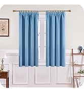 MRTREES Cortinas Opacas Termicas Aislantes Cortina Corta Fruncida Moderna para Salon Dormitorio I...