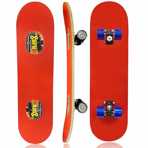 Image of GURU Skateboard, Wooden Non-Slip Skateboard for Kids, Adult, Casterboard /Skate Board /Hoverboard /Longboard for Beginners, Learners, Training Purpose for All Age Group