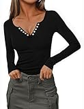 Indispensable de mi-saison – Ce top à manches longues est parfait pour le printemps ou l’automne. Il s’inscrit dans la tendance des basiques sexy et minimalistes.