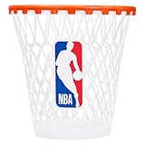 Franklin Sports NBA Mini Hoop Waste Bin – 11" Basketball-Themed Trash Can with Removable Rim for Kids’ Rooms, Dorms, and Fun Indoor Paper Toss Play – Official NBA Branding, Practical & Playful Design
