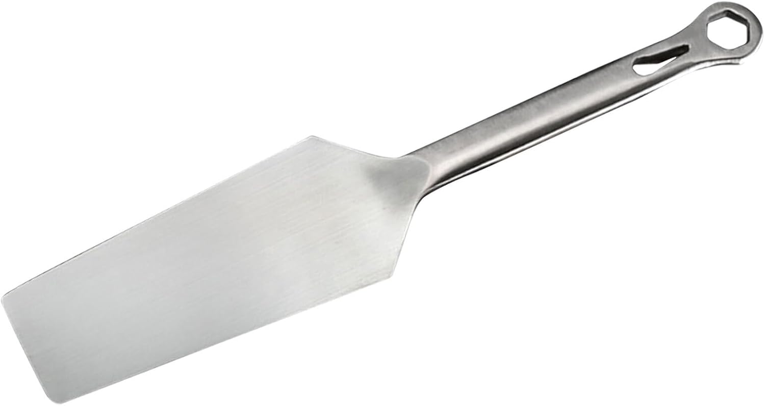 Luxshiny Stainless Steel Masonry Trowel and Concrete Finishing Tool Dual-sided Bricklayer Plastering Trowel for Home Renovation and Cement Mortar round Handle