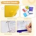 Index Card Binder with Dividers, Cards Index Organizer, 50 Pages Sheets, Office Study Classroom Home Index Card Holders in 6 Colors Note Cards
