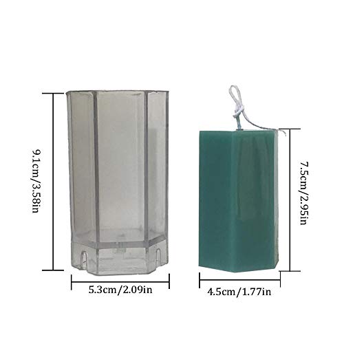 youngfate Kerzenform Zum Gießen Set Silikon Stumpenkerze Zylinder Weihnachten Weihnachtszeder Fondant DIY Aromatherapie… – Bild 8