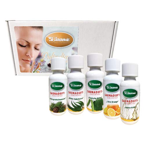 Finnsa Sauna Duftset 5x100ml Duftkonzentrat Saunaduft Saunaaufguss Aufguss 6594