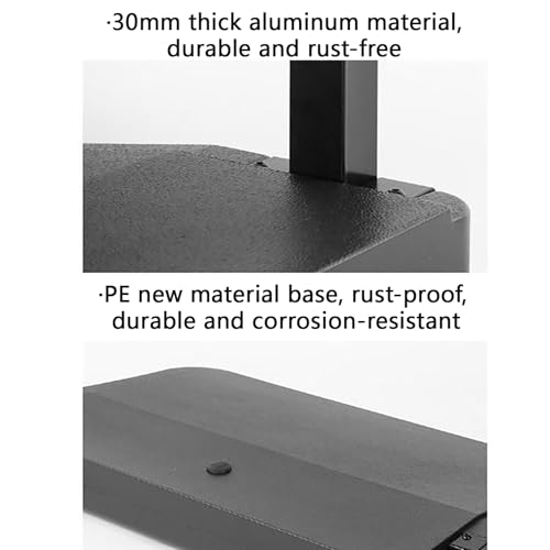 Support d'affiche robuste avec base lestable sable eau et cadre en aluminium