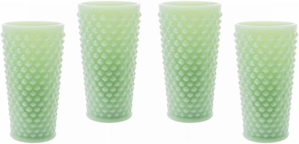 Ice Tea Glass - GiGi Hobnail Pattern - American Made - Mosser Glass USA (1, Eggplant)