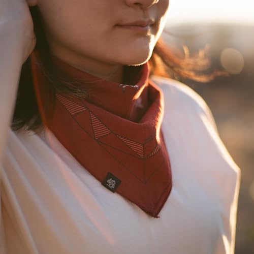 Image of WHTE MOSS Bandana - 100% Cotton Extra Soft Scarf Handkerchief for Men & Women