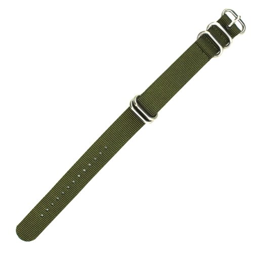 HDT ZULU �o���X�e�B�b�N�E�i�C���� �o���h BZ-4 20mm �I���[�u�i�V���o�[�����j ���v �x���g �o���h [�N���m���[���h chronoworld][�ȒP�L�b�g�t]